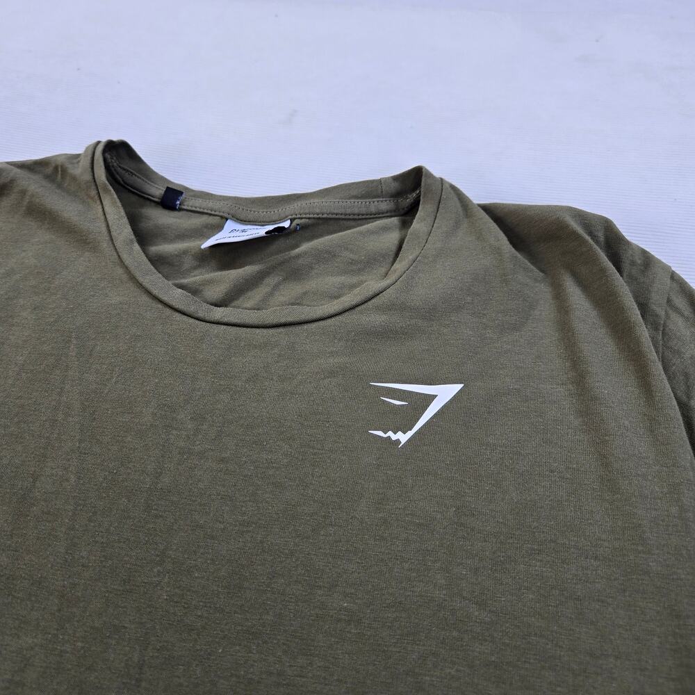 Gymshark Critical Army Green Crewneck Short Sleeve T-Shirt Men's Size Medium